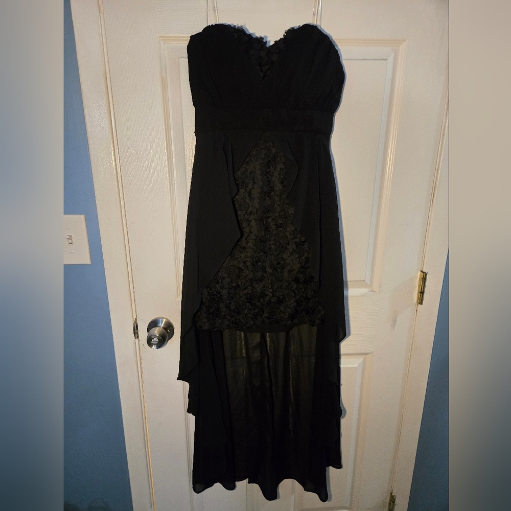 Tawny Black Strapless Dress
